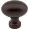 Jeffrey Alexander 1-3/16" Overall Length Dark Bronze Football Bordeaux Cabinet Knob 3990-ORB - alternate 3